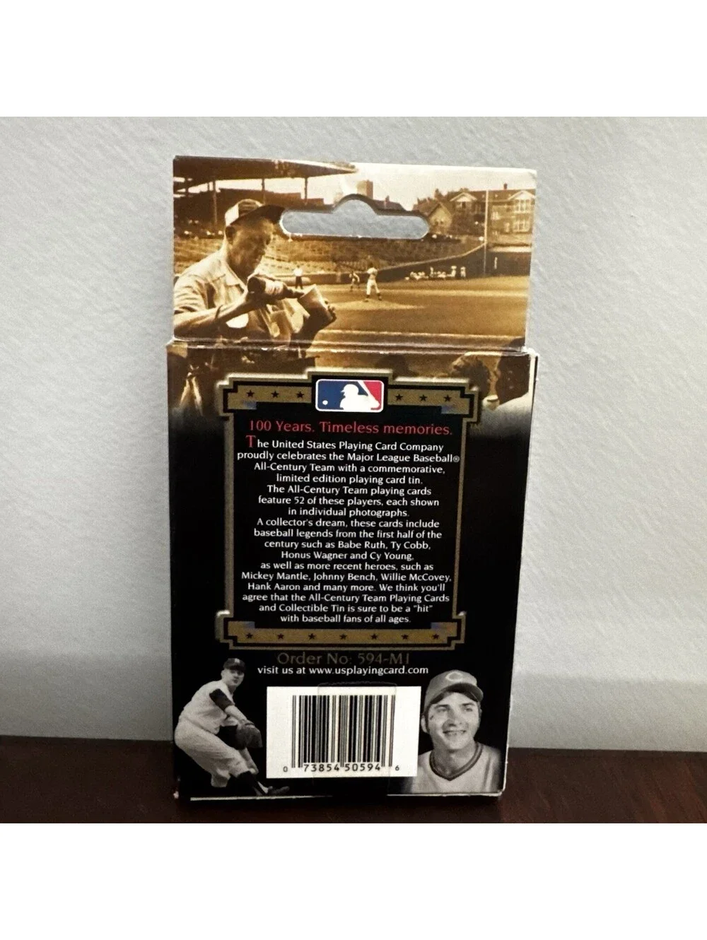 MLB All Century Team Playing Cards Full Set LIMITED EDITION! NEW Open Box